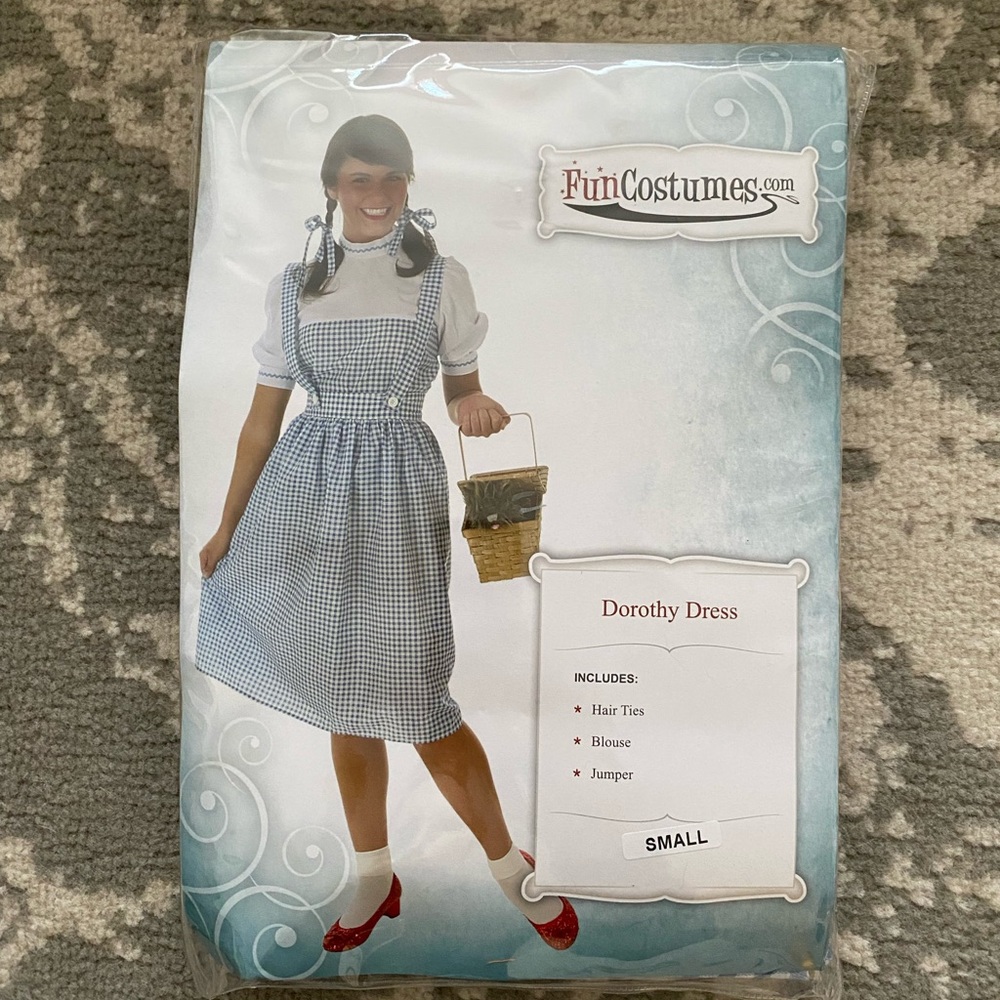 Dorothy Costume Dress in Blue Gingham